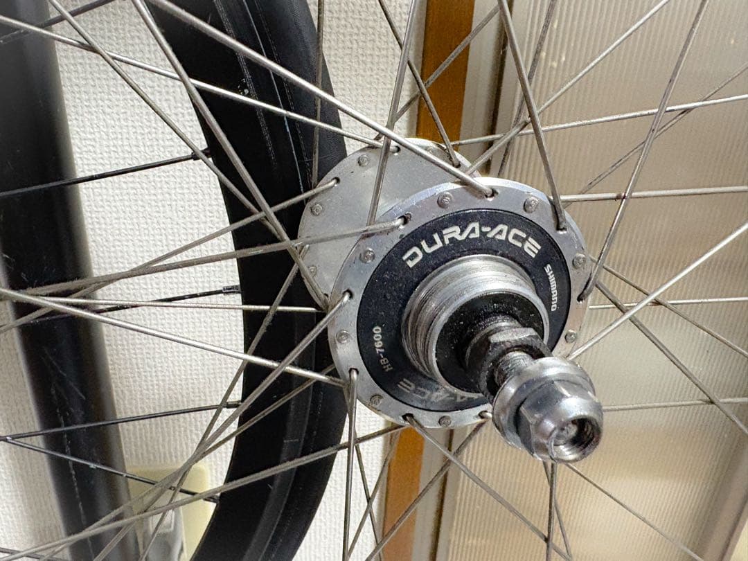 ピスト　前後ホイールセット　デュラエースハブ