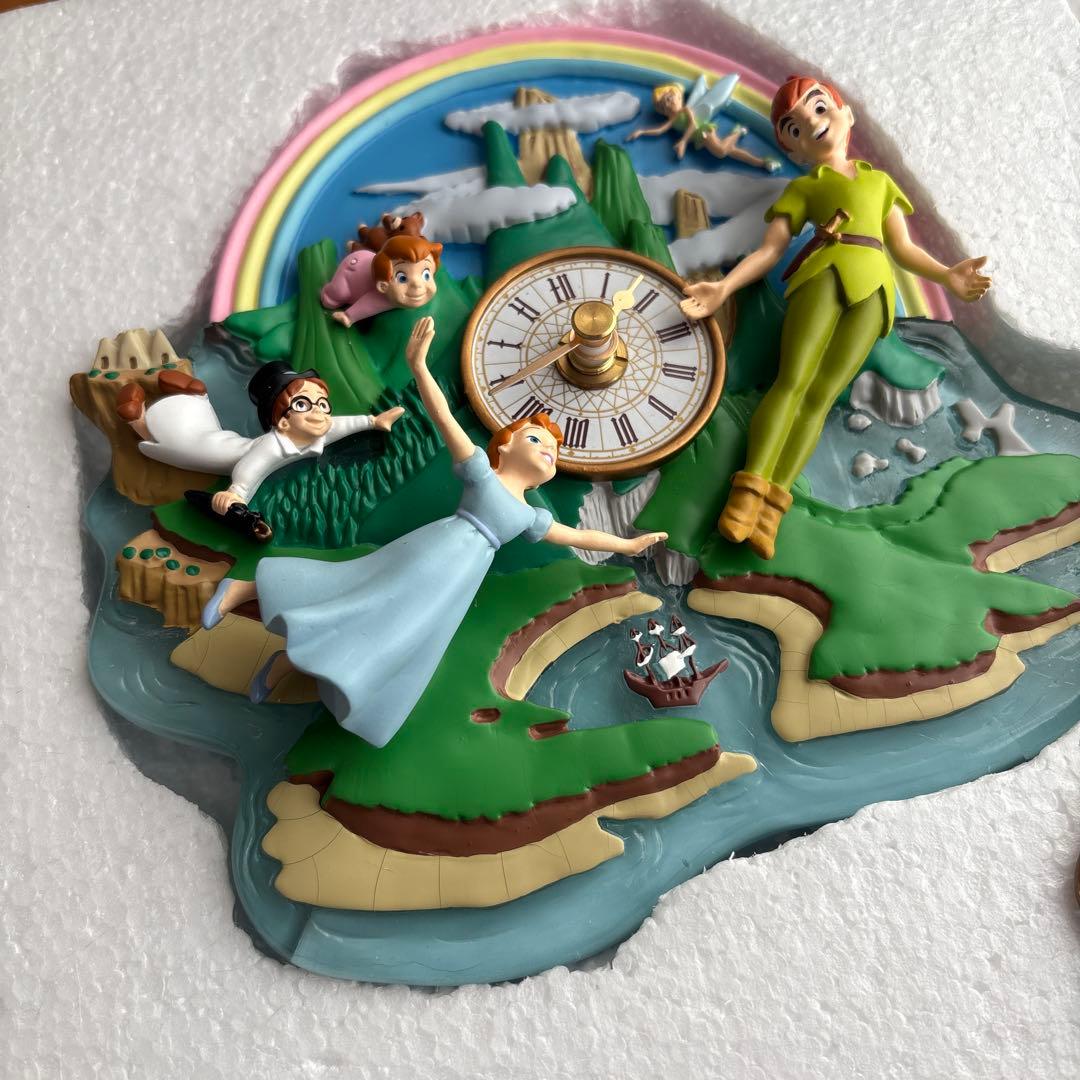 ピーターパン 壁掛け時計　立体時計　70周年