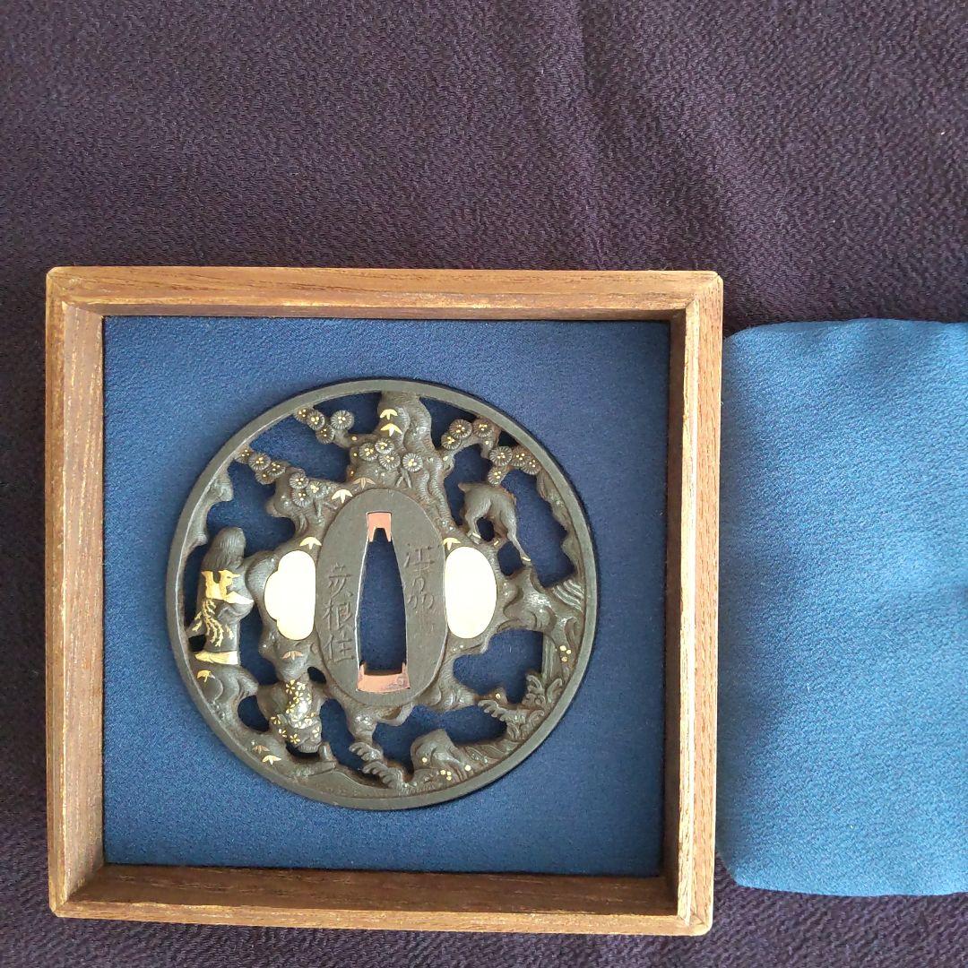 鐔 「李白観瀑図」