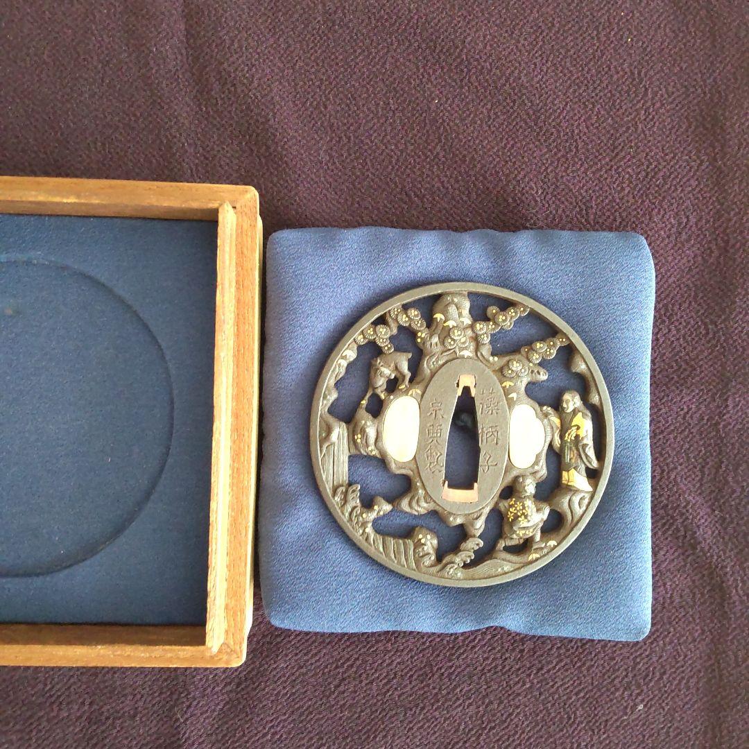 鐔 「李白観瀑図」