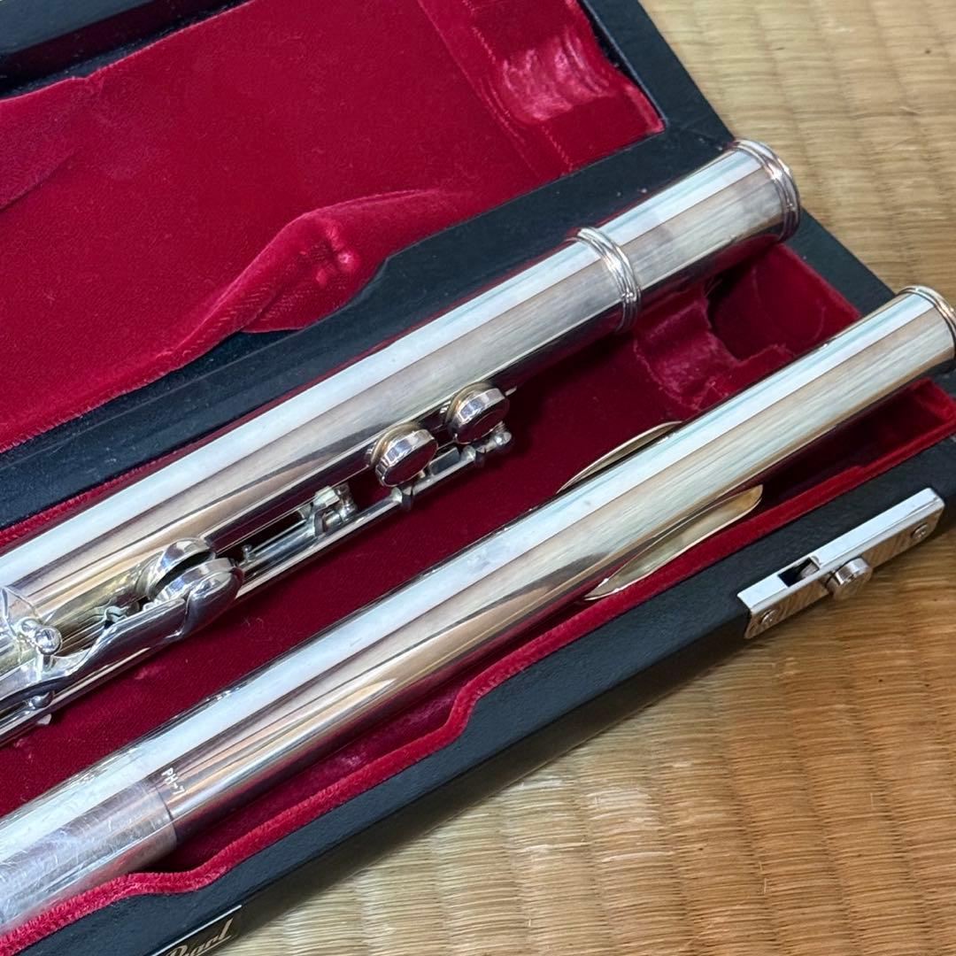 【メンテナンス済み】Pearl　フルート　PF-771　管体銀製　Eメカ付