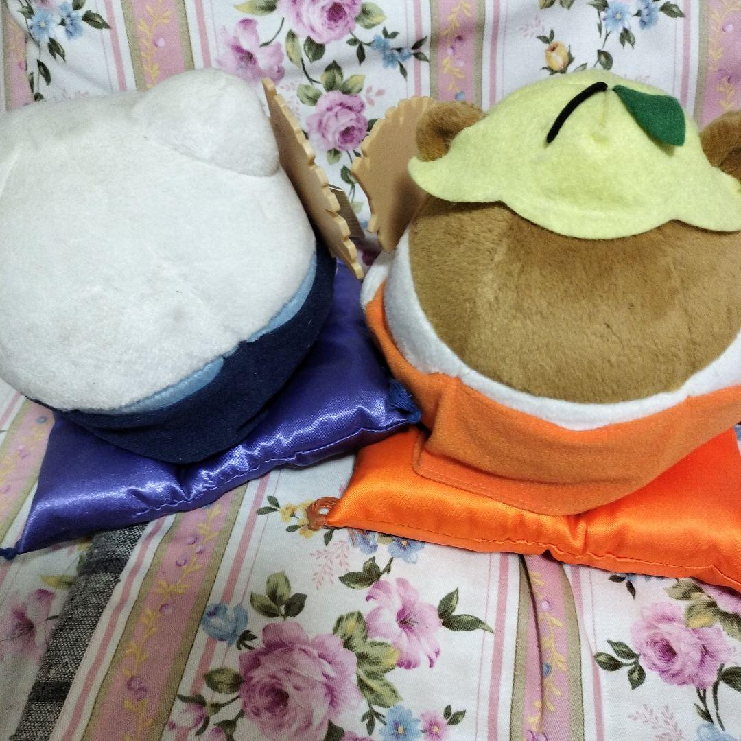 マイメロ、クリリン、ダニエル、ミミイ招き猫ぬいぐるみ