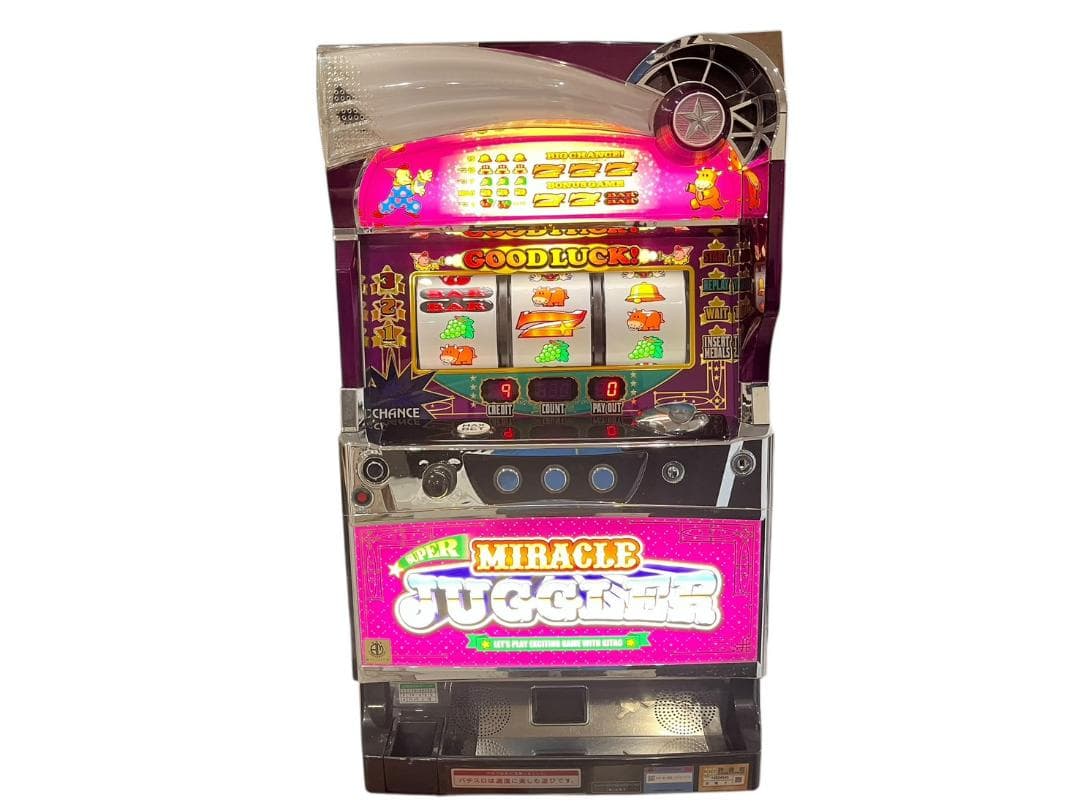 ◇スーパーミラクルジャグラー メダル不要機付