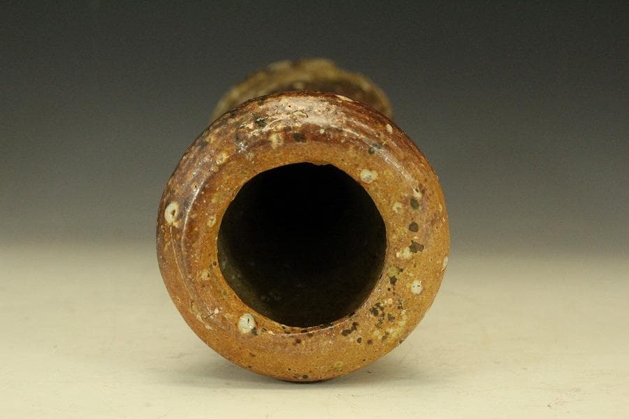 信楽焼 高橋楽斎 花入 花器 花瓶 共箱 916