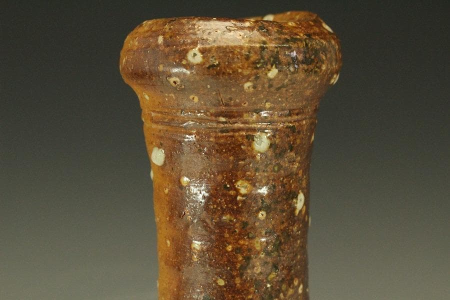 信楽焼 高橋楽斎 花入 花器 花瓶 共箱 916