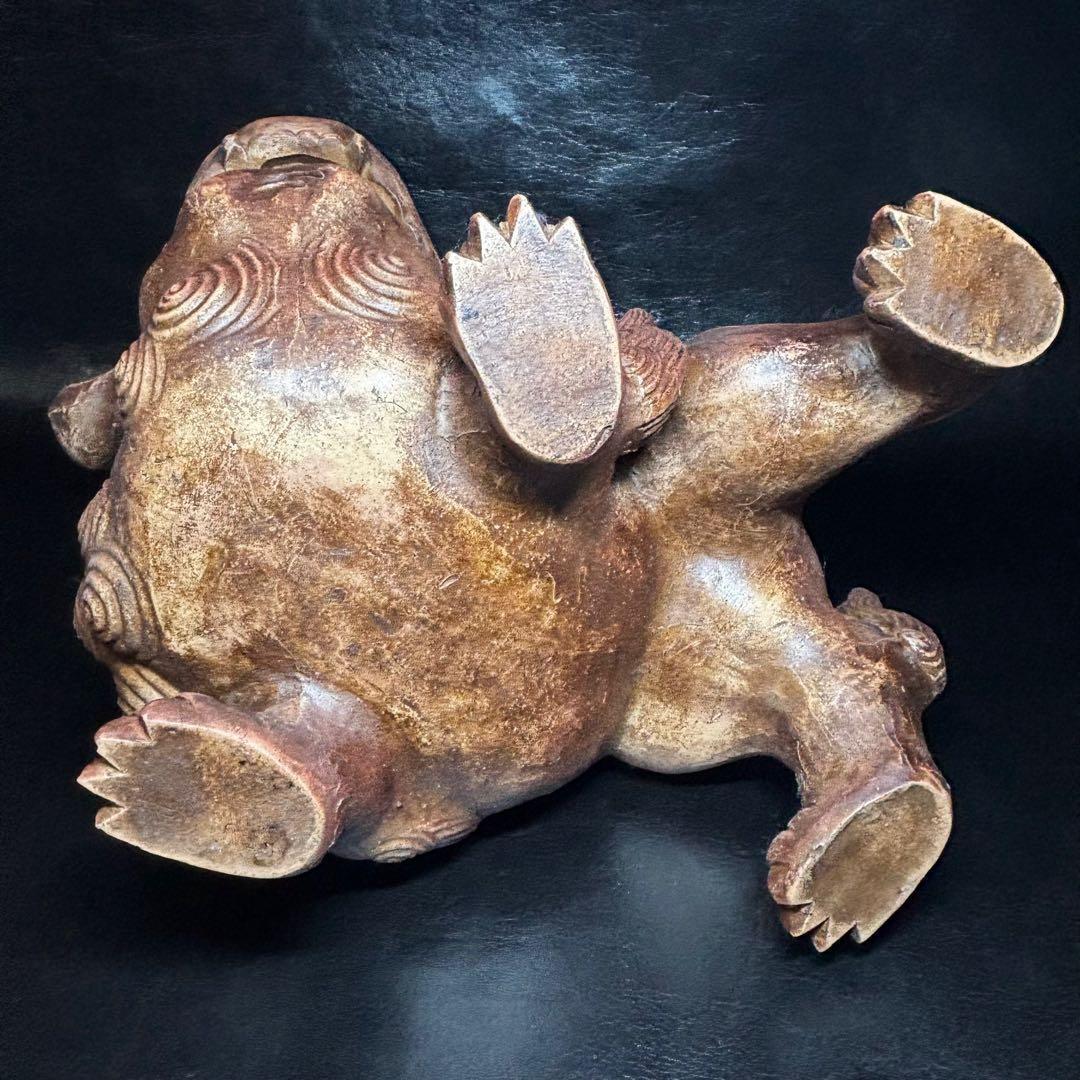 ★備前焼！獅子 置物！『木村 友敬』作！★木村長十郎友敬