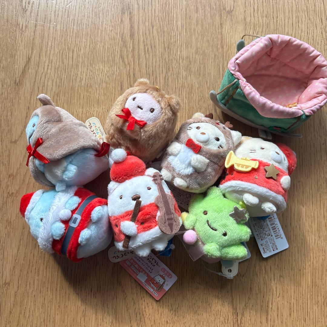 すみっコぐらし クリスマス てのりぬいぐるみ そり