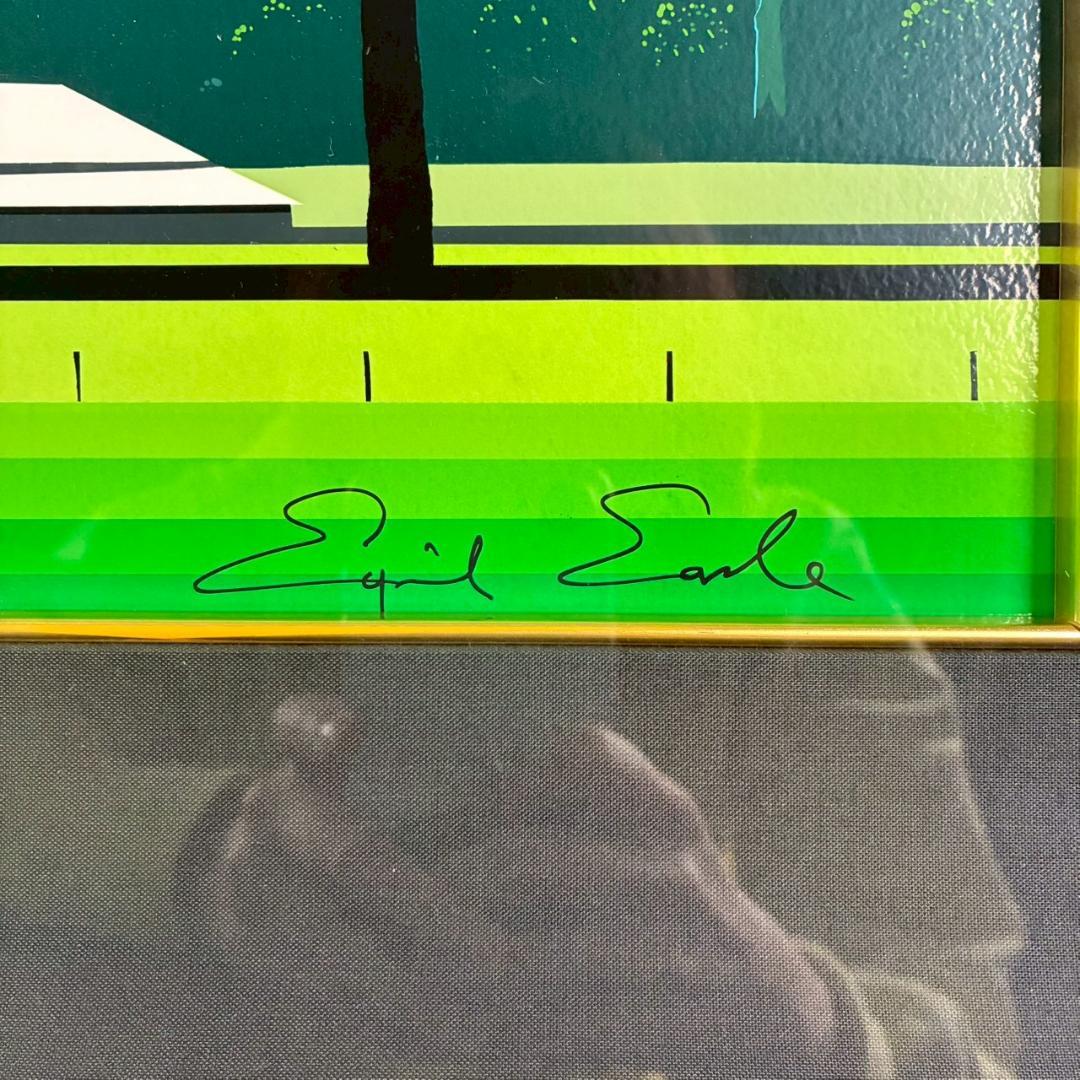 美品 アイベン・アール「ファームヤード」シルクスクリーン 直筆サイン・証明書有