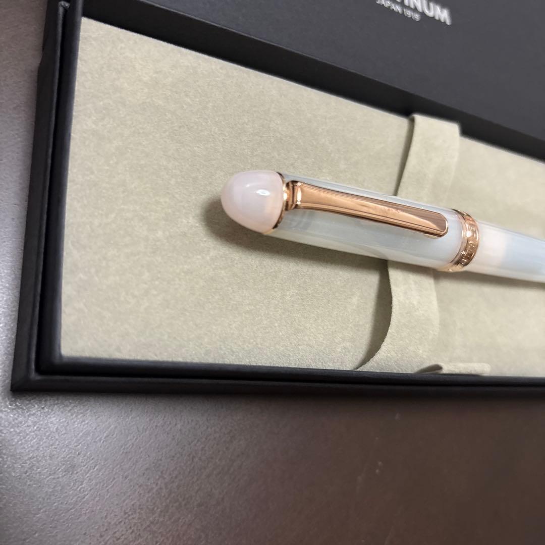 な*ち様 初雪 万年筆　八文字屋 オリジナル　細字 F 限定