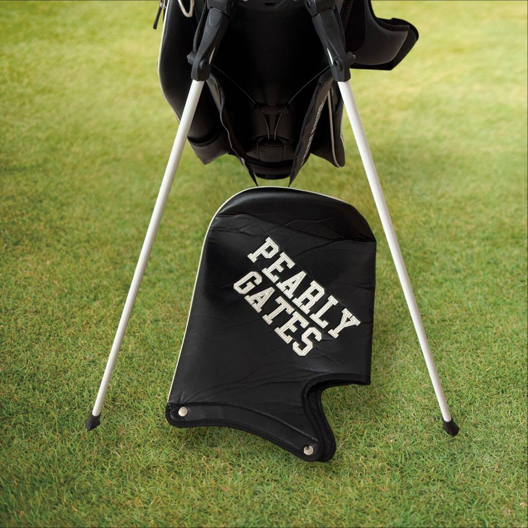 パーリーゲイツ　キャディ バッグ　ショルダー式　スタンド式　軽量　黒　ブラック