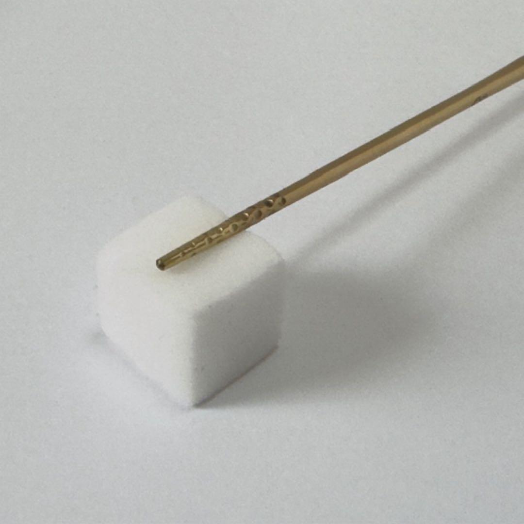 茶道具 鵬雲斎好写 南鐐 桐の実頭 飾火箸 木村清雲 火箸 共箱 銀 茶道