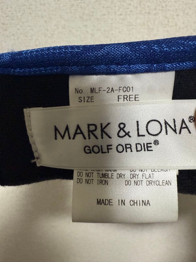 MARK & LONA スカルパターン バイザー ３点セット