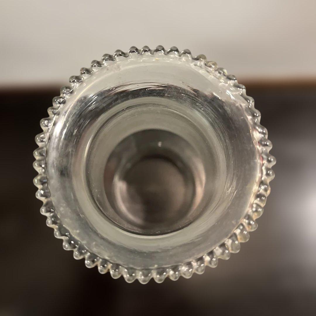 ガラス　エンボス　オイルランプ　フリルホヤ　送料無料