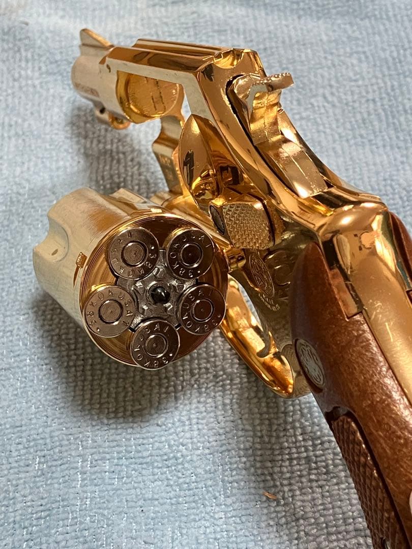 コクサイ S＆W M36チーフスペシャルSMG規格 モデルガン 金メッキ