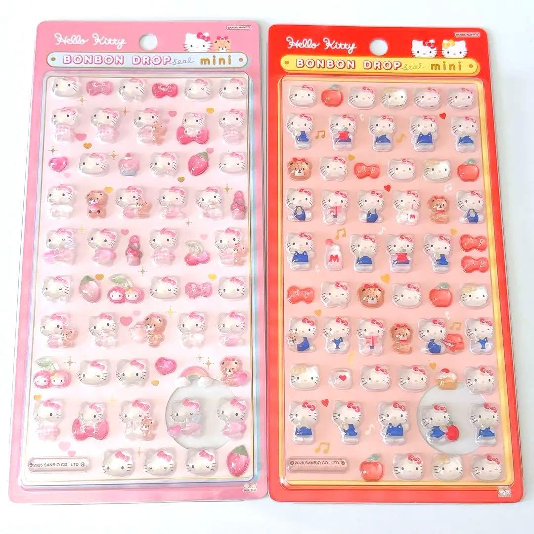正規品◇ ボンボンドロップシール mini サンリオ コンプリート ８枚セット