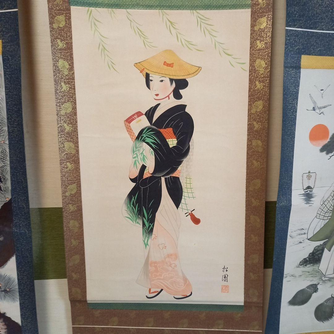 掛け軸4個セット+おまけサシェ付き