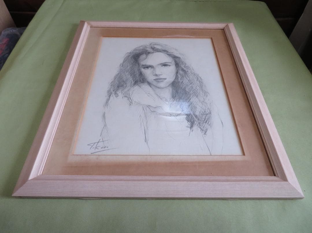 ◆ 黒川達也　「少女像」　師：宮永岳彦　◆