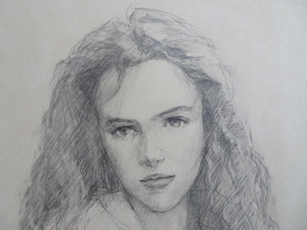 ◆ 黒川達也　「少女像」　師：宮永岳彦　◆