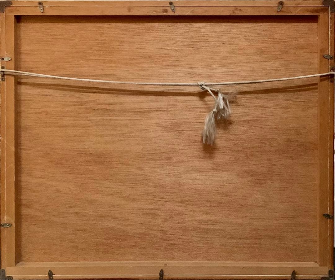 繁野三郎の6号肉筆水彩画「円山」(1981年作)【真作】