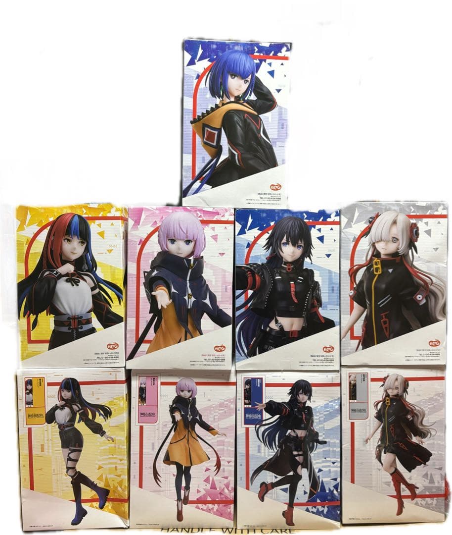 神椿市建設中　ラウンドワン限定　フィギュア 9体セット