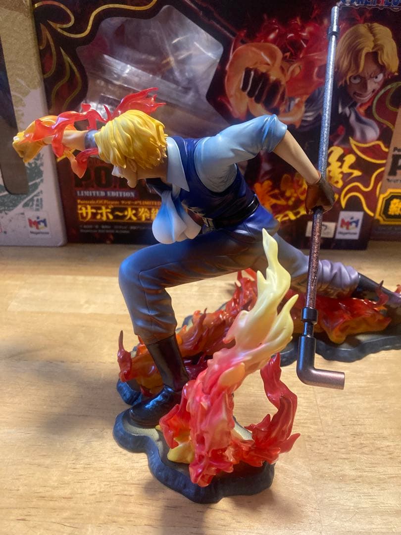 【美品】ワンピース POP エース15th LIMITED サボ　火拳継承