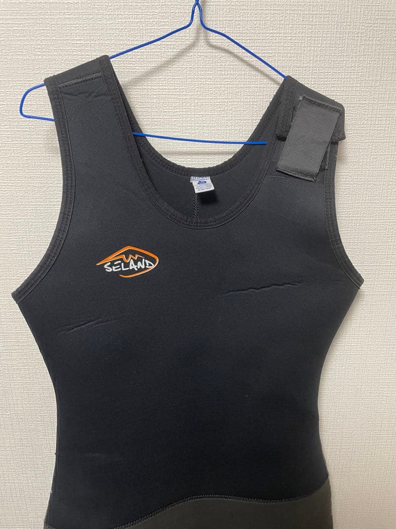 ウエットスーツ　ロングジョン　5mm seland シーランド