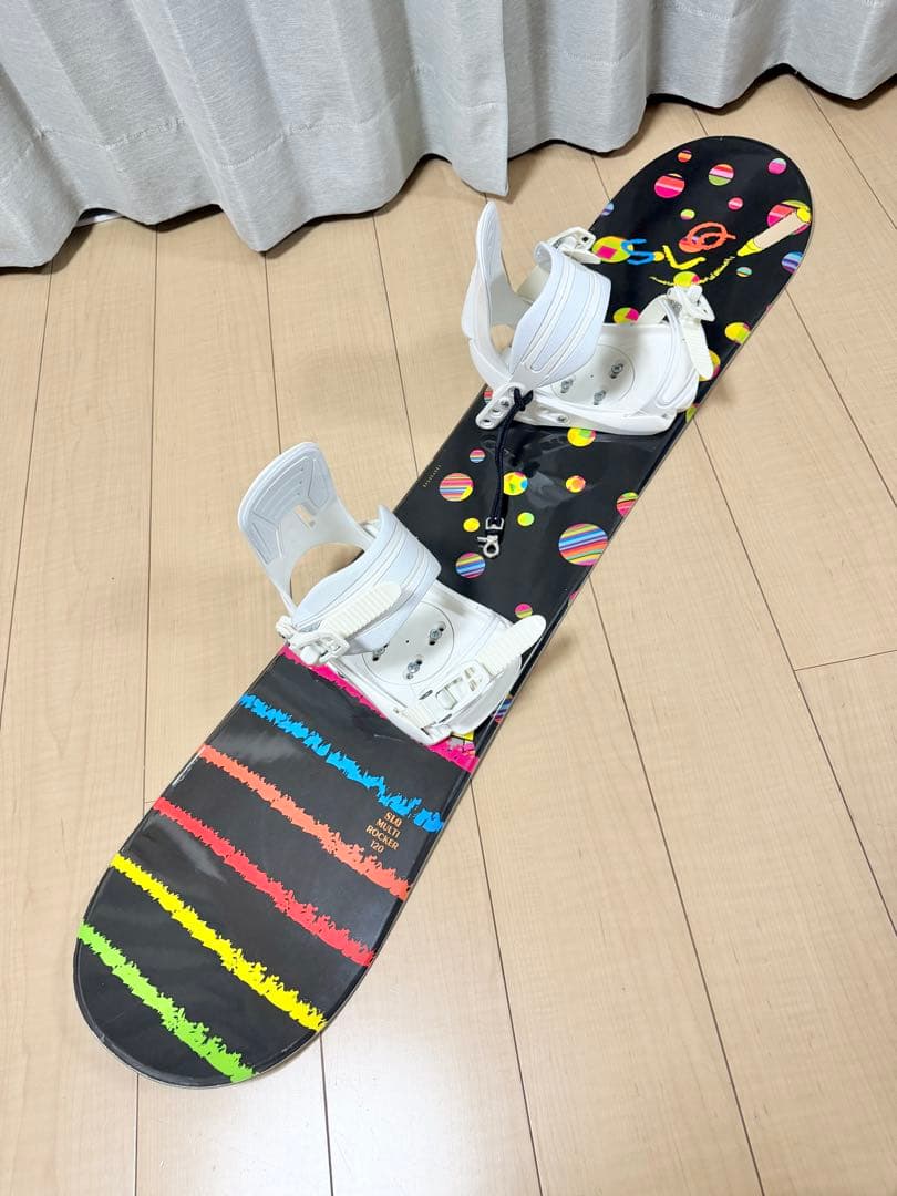 SLQ キッズ スノーボード 2点セット 120cm ビンディング セット