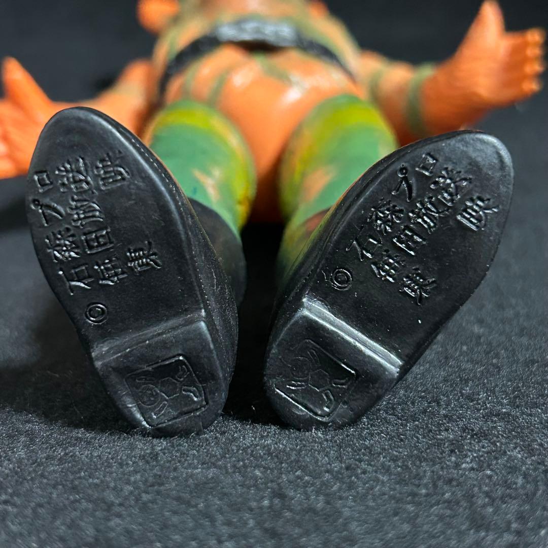 当時物 旧バンダイ スタンダードソフビ 仮面ライダー 蜘蛛男 石森プロ レトロ