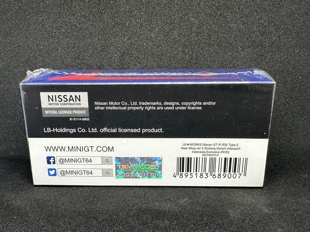 MINI GT ▶︎70 LB★WORKS NISSAN GT-R