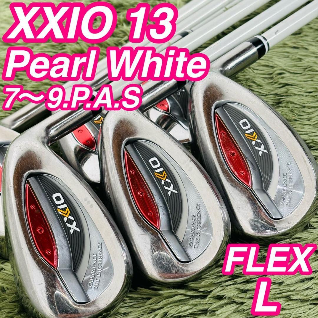 ゼクシオ 13代目 パールホワイト アイアン6本セット レディースゴルフ 初心者