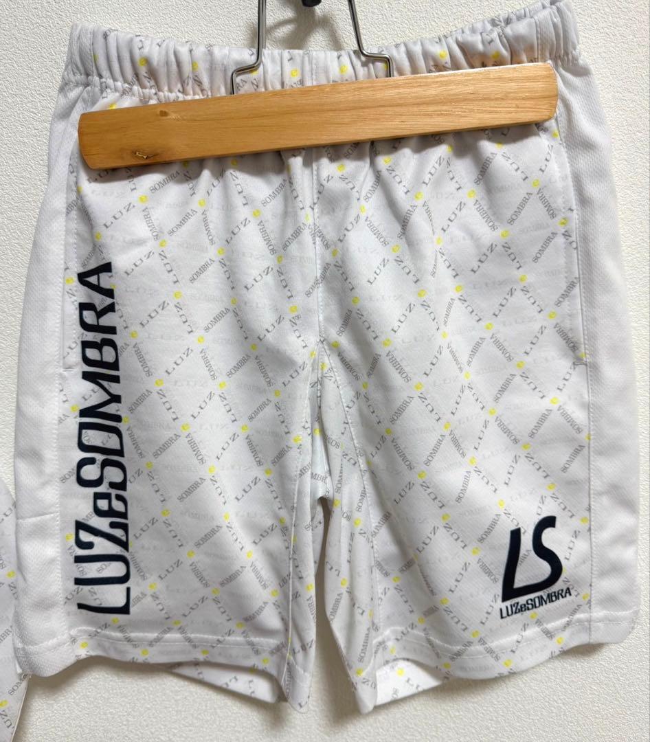 美品 LUZeSOMBRA プラクティスシャツ ハーフパンツ 白 140cm