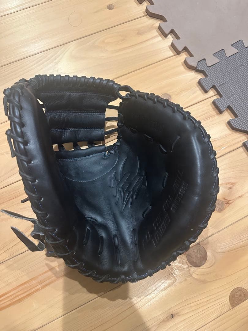 ハタケヤマ　ソフトボールキャッチーミット　黒