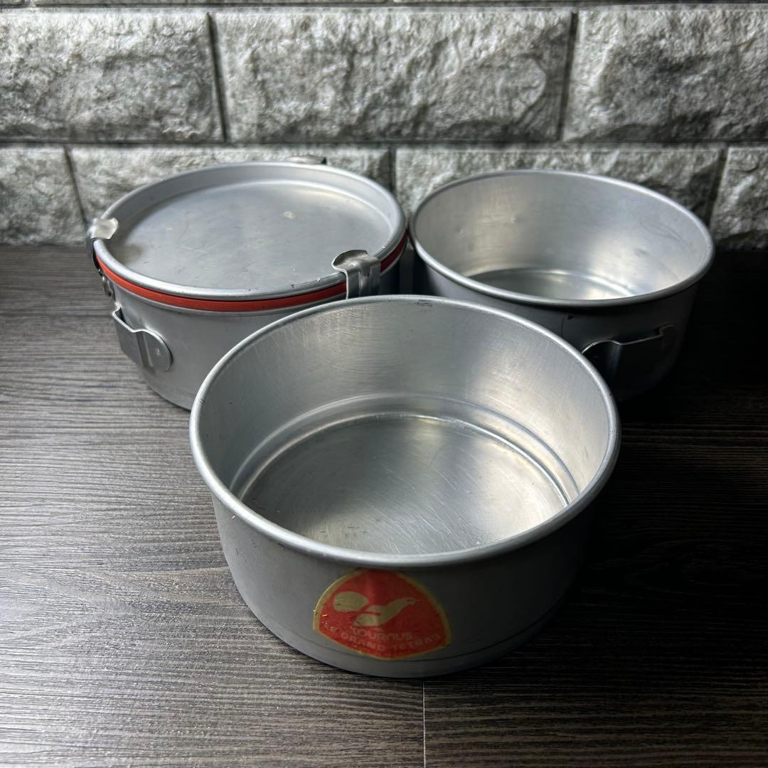 LE GRAND TETRAS ３段 丸型 フードキャリー フードコンテナ