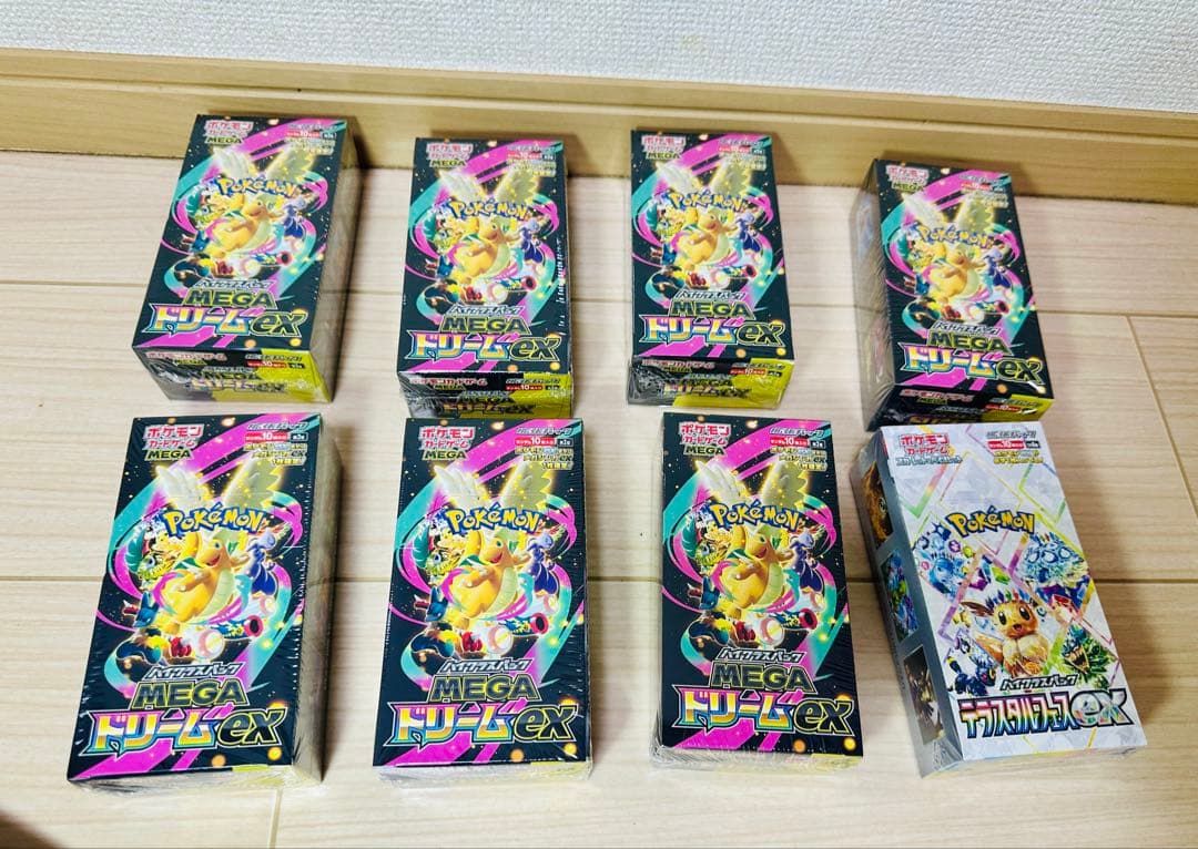 ポケモンカードゲーム メガドリーム7BOXテラスタルフェスex 1BOX