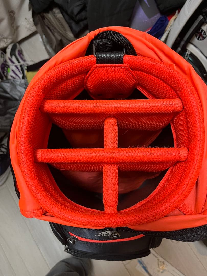 【美品】adidas ゴルフバッグ ブラック