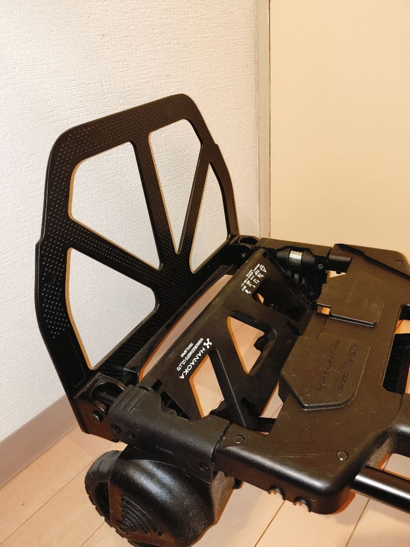 花岡車輌『ビームス百名品』フラットカート FLATCART 2x4 黒　台車