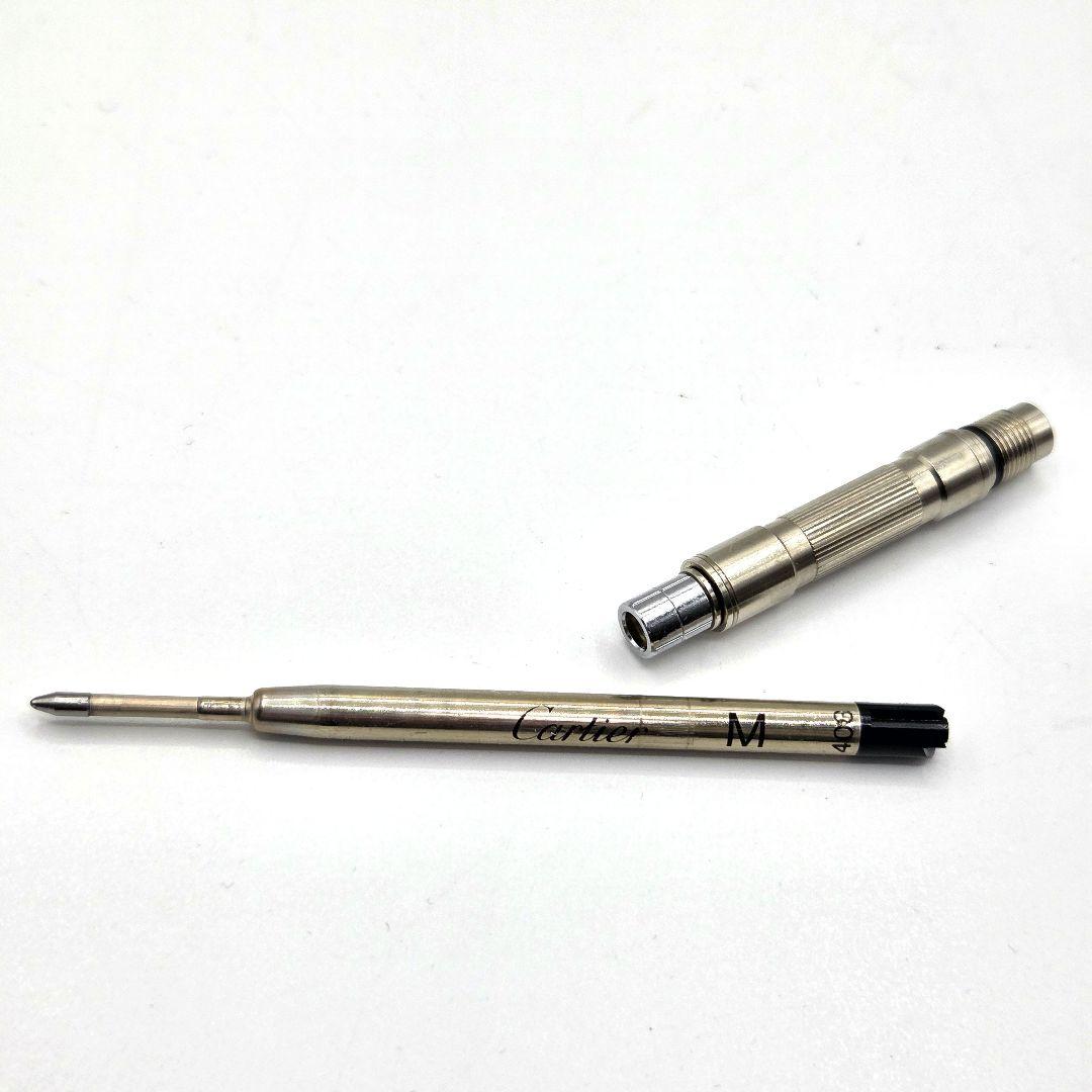 Cartier ボールペン ブラックコンポジット ゴールドプレイテッド ゴドロン