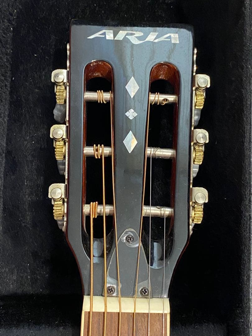 美品★ARIAアリアギターバンジョー SB-10G 6弦Banjoハードケース付