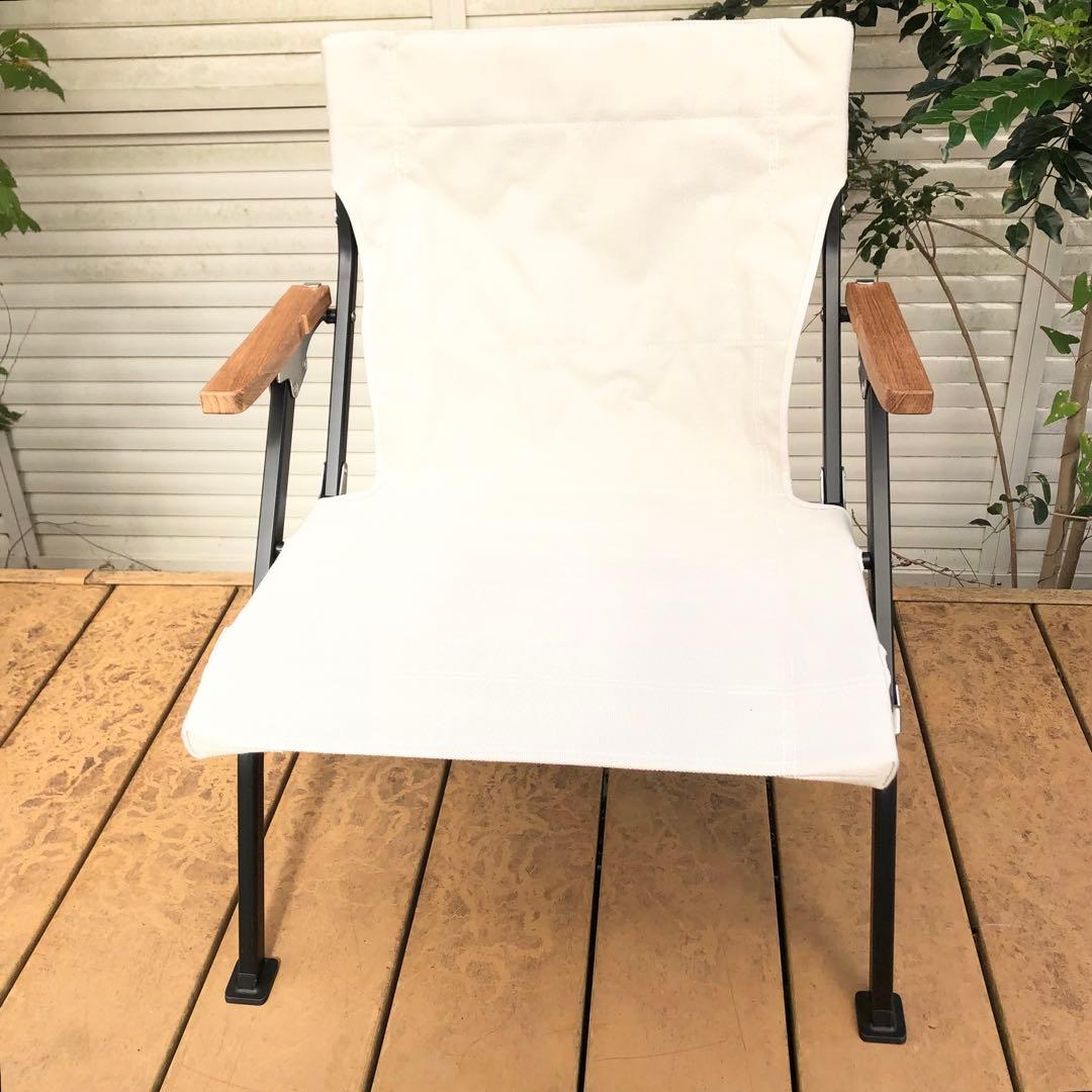 未使用  peak ローチェア ショート アイボリー LV-093IV