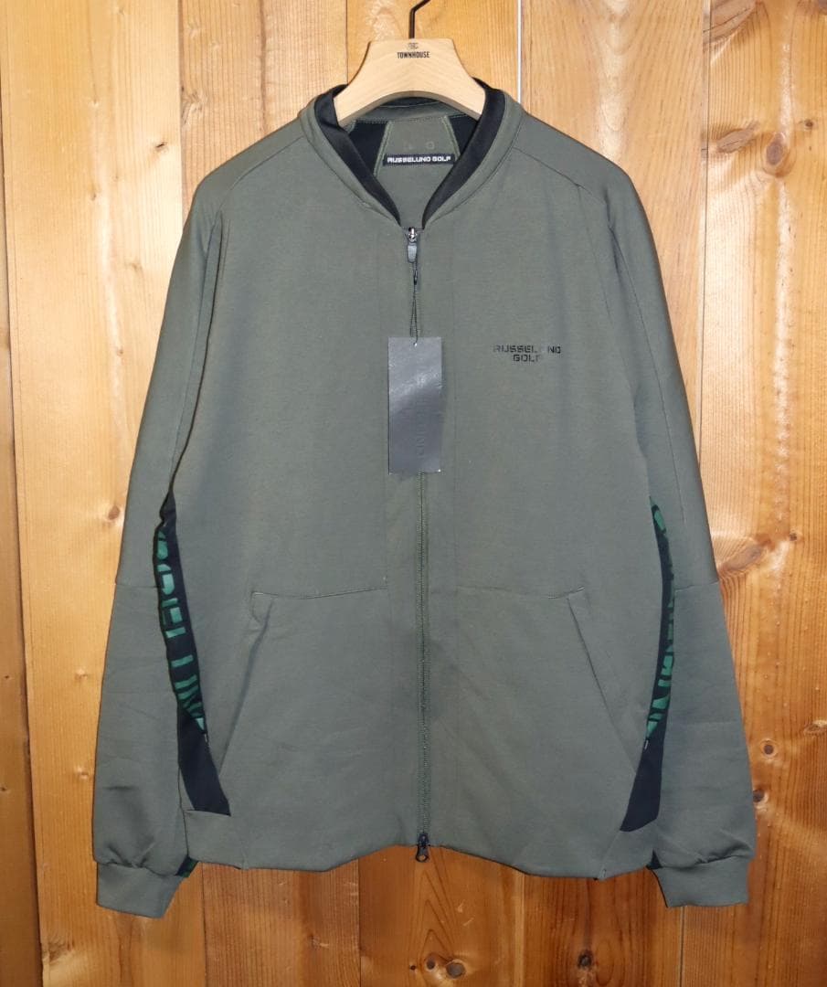新品 ラッセルノ ゴルフ 吸水速乾 DELTA ダブルニット ジャージ（6/ＬⒽ