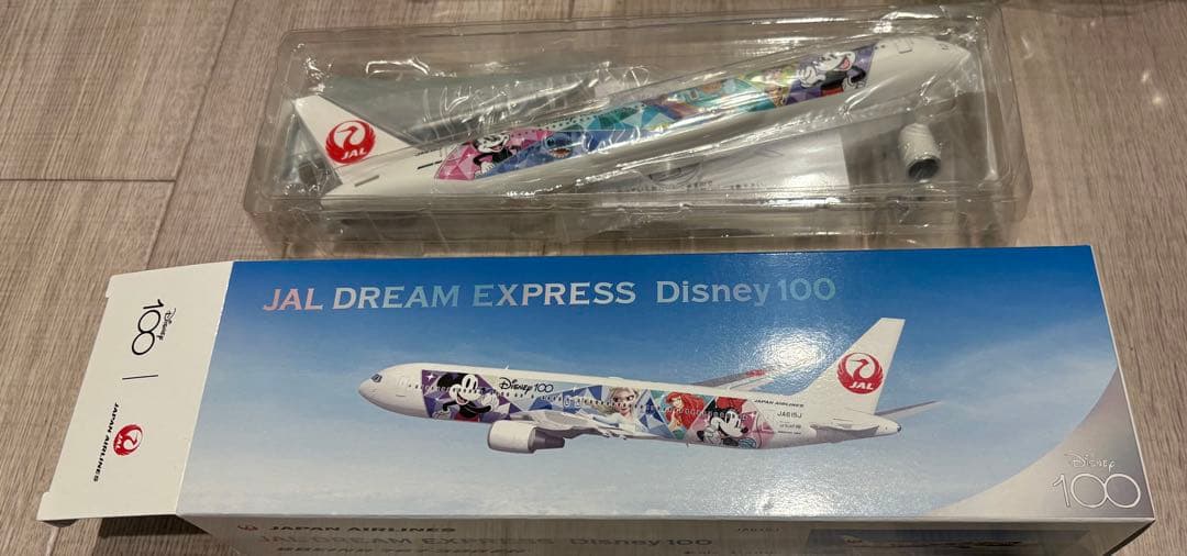 JAL Disney100 B767 モデルプレーン 他　記念セット