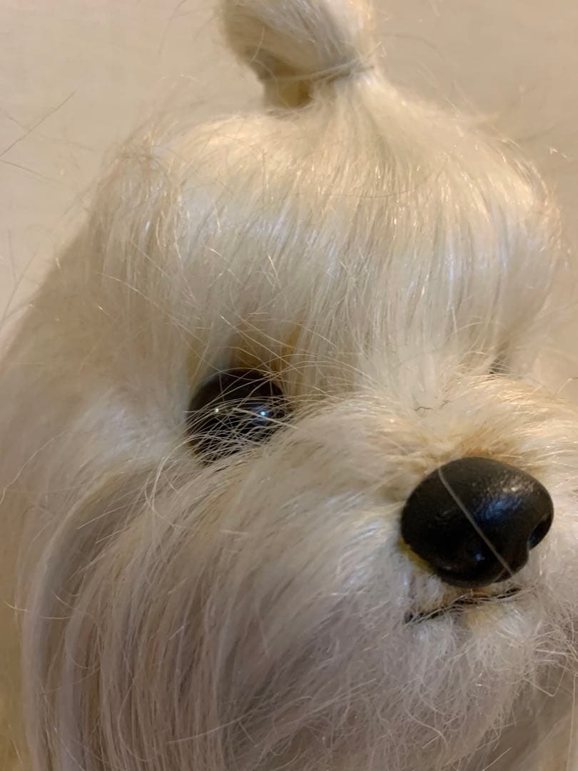 【ドレッシー　ペット】　ぬいぐるみ　マルチーズ　犬 日本製　昭和レトロ