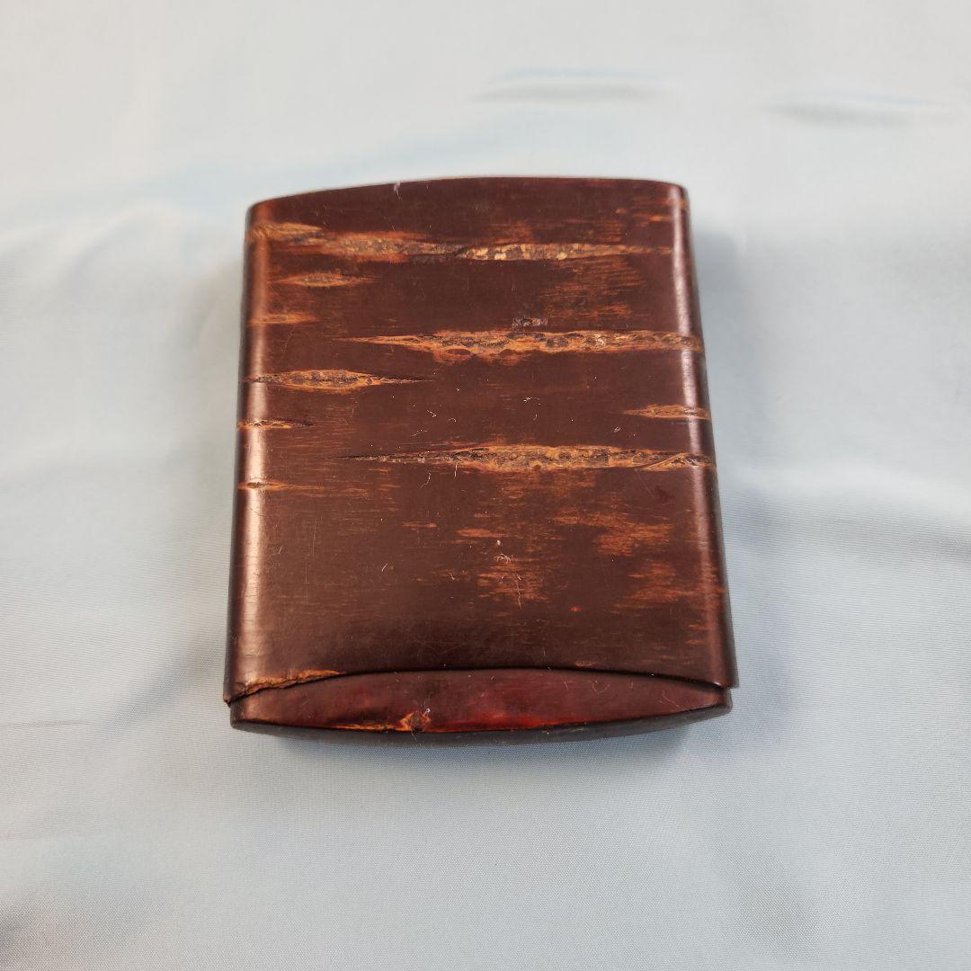 【純銀】煙管 煙草入れ 煙管入れ 刻印 【33.59g】