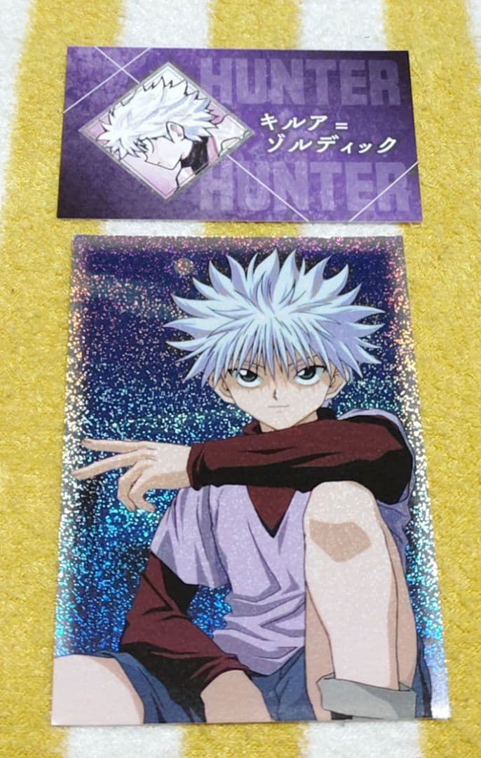 最終価格!!!HUNTER×HUNTER ブロマイド キルア SP-03 名刺付