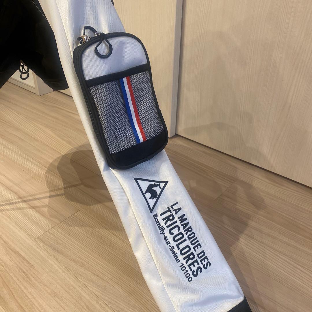 ルコック練習用バッグ、ボールホルダー、 ブリヂストン2個、ツアーティー2本セット