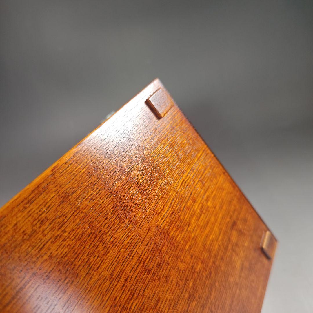 ウ290 莨盆『上杉満樹作』『鵬雲斎好写　手座眉透煙草盆　共箱』茶道具　漆塗