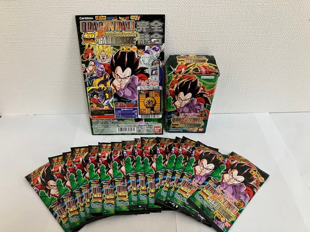 18年ドラゴンボールカード15パック（台紙とBOXは付属しません）