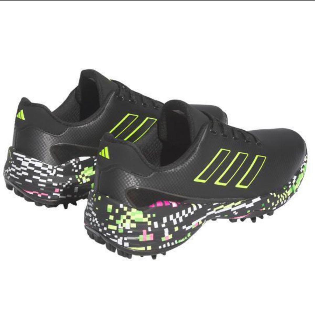 adidas Golf (ブラック×イエロー)２７．５ＣＭ