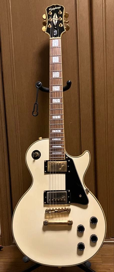 ギター epiphone les paul custom white
