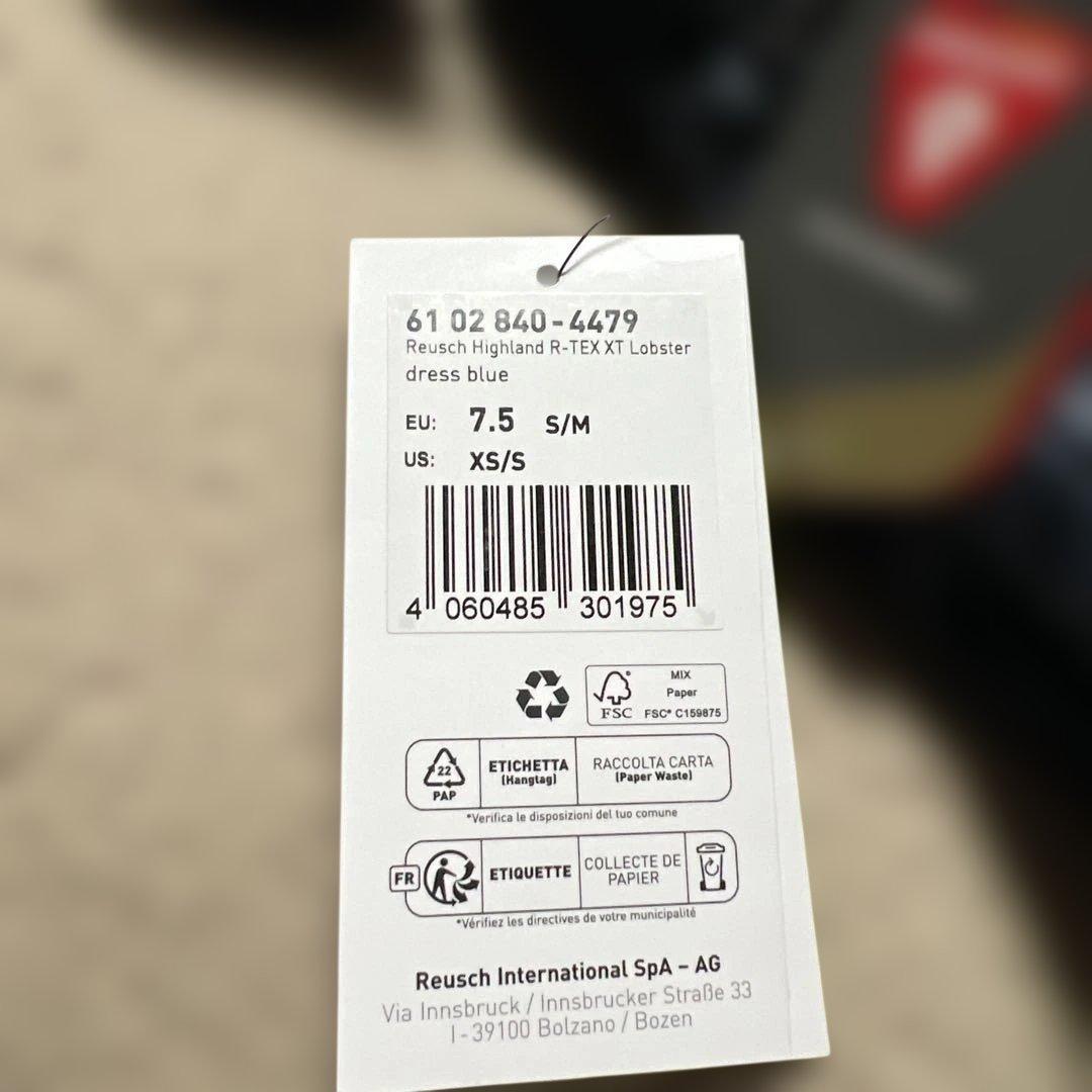 Reusch Highland R-TEX XT Lobster グローブ